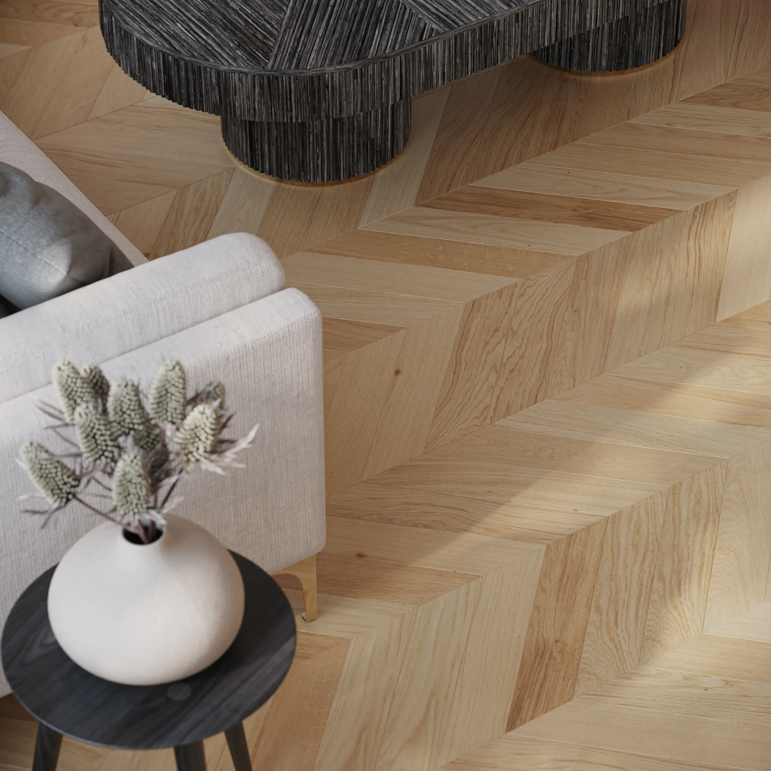 Amalfi Chevron Invisible Living room 2